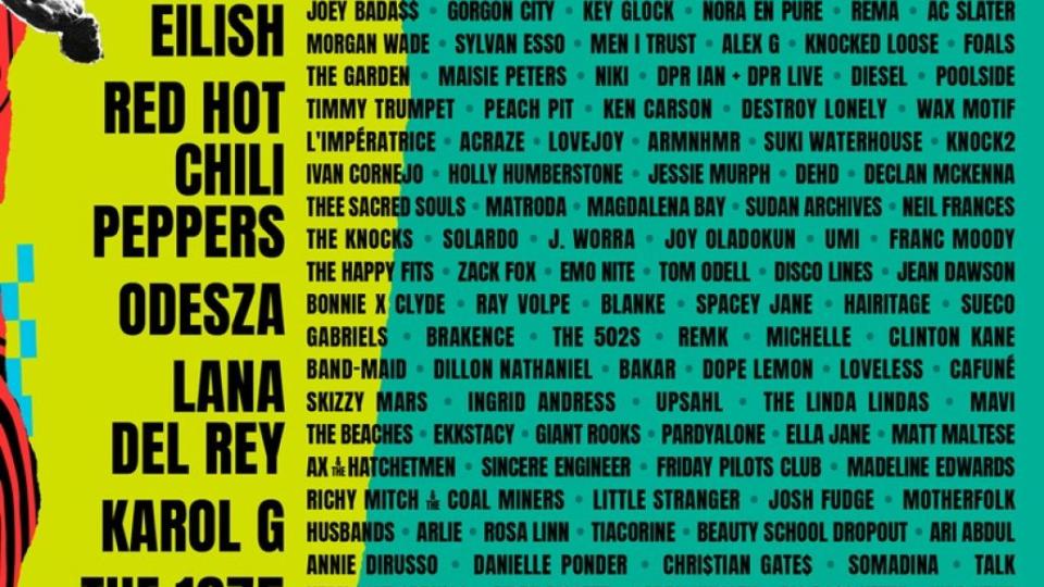 Lollapalooza 2023 lineup