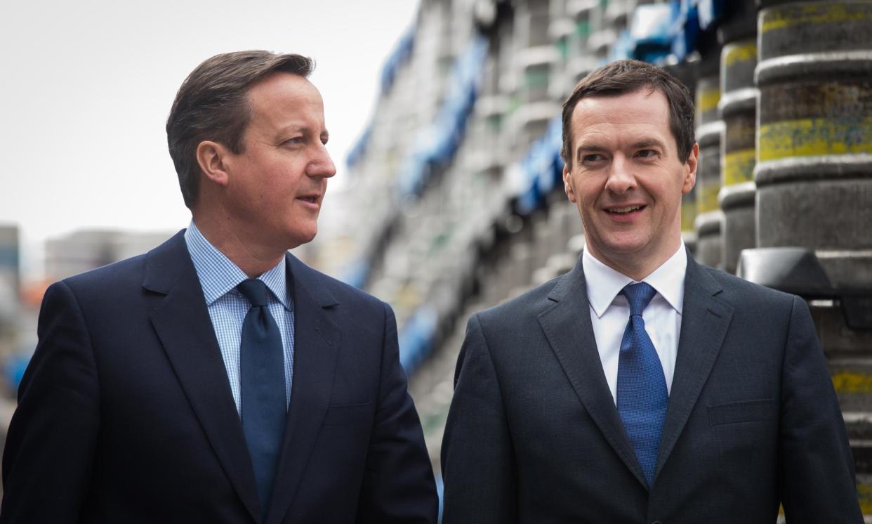 <span>‘It was a political choice on the part of George Osborne and David Cameron to advance their class interest.’</span><span>Photograph: WPA/Getty Images</span>