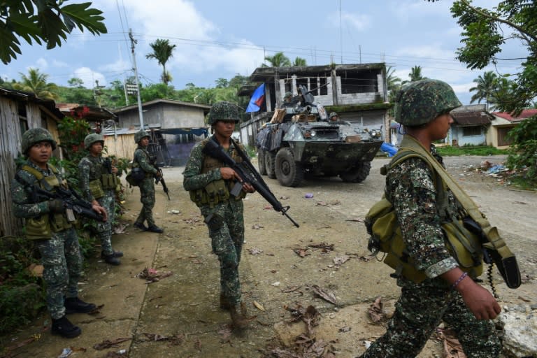 Defence Secretary Delfin Lorenzana admitted at the start of the conflict that security forces were taken by surprise when dozens of gunmen appeared on the streets of Marawi following a failed raid to capture one of their leaders
