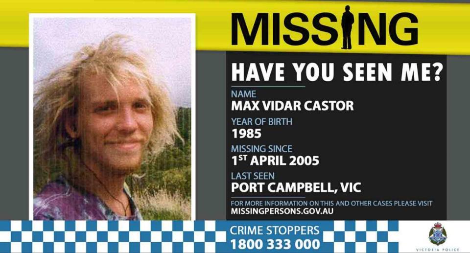 Victoria Police are still investigating Max's disappearance. Source: Victoria Police