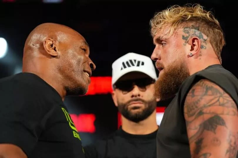 Jake Paul and Mike Tyson face off