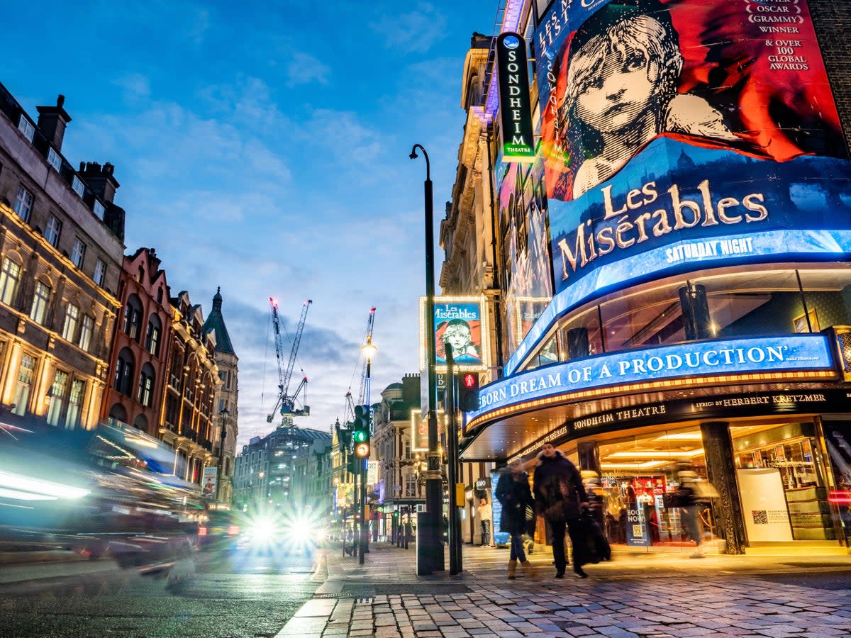 The West End is thriving, with shows like Les Misérables breaking box office records, but the picture is different at other London venues    (Alamy Stock Photo)
