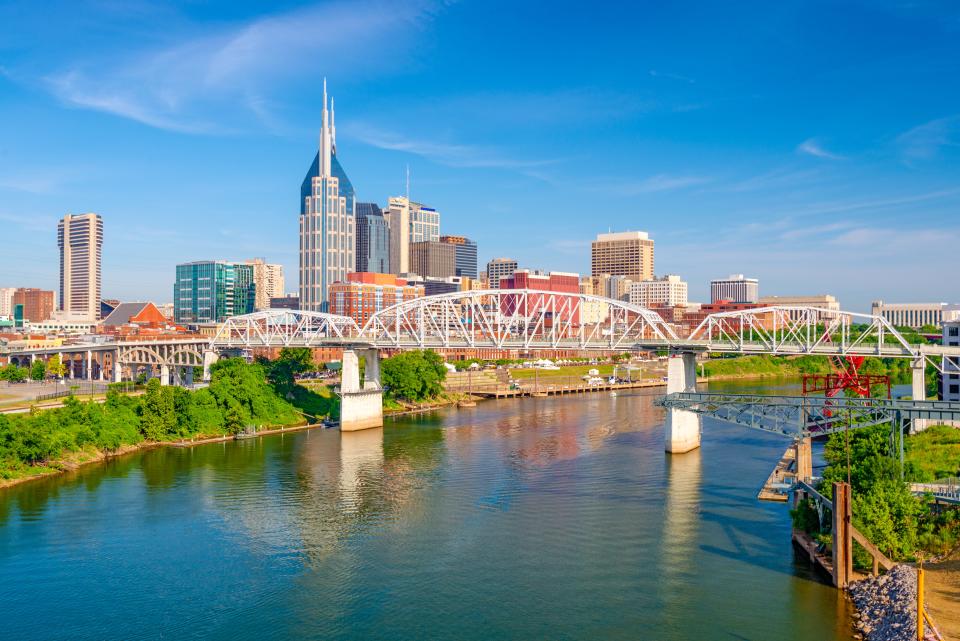 The Nashville skyline.