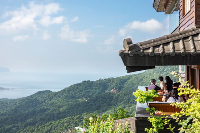 <p>Sean Marc Lee</p> A teahouse in the mountains near Jiufen.