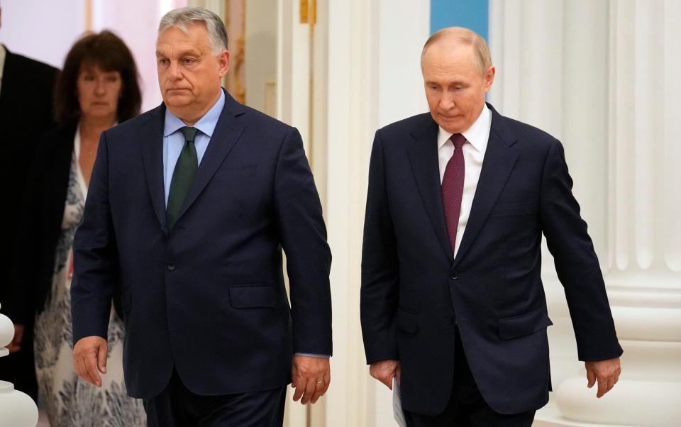 Viktor Orban visited Putin in Moscow for controversial talks on how to end the war in Ukraine