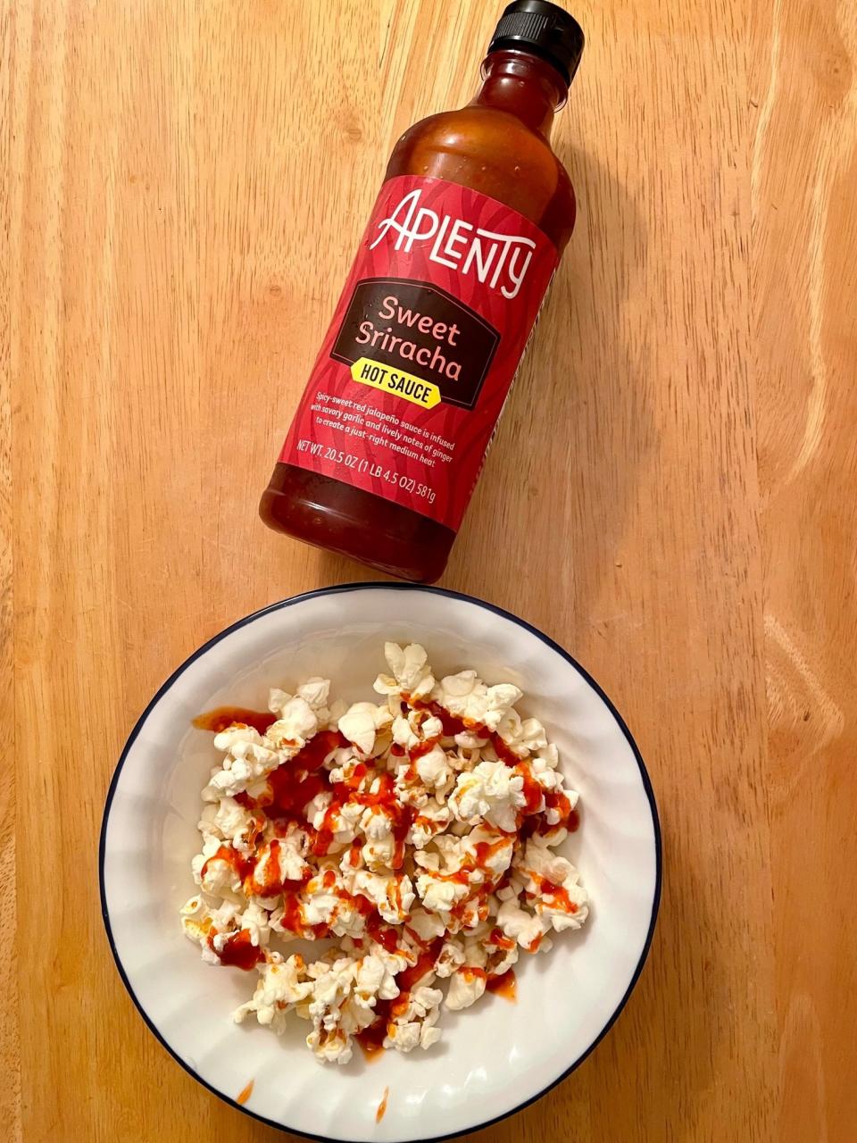 Popcorn with Sweet Sriracha
