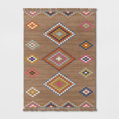 An eye-catching rug that's sure to make a statement