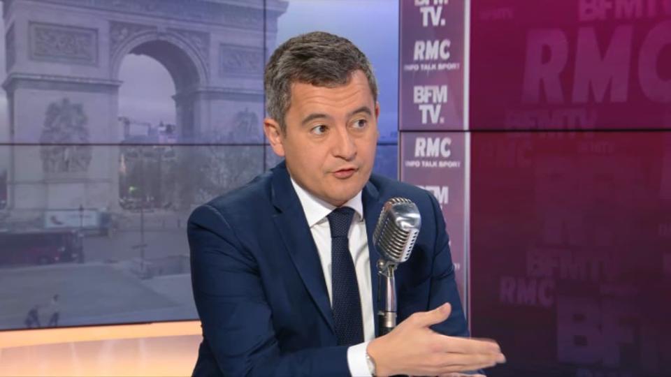 Gérald Darmanin le 29 novembre 2021 sur BFMTV - BFMTV