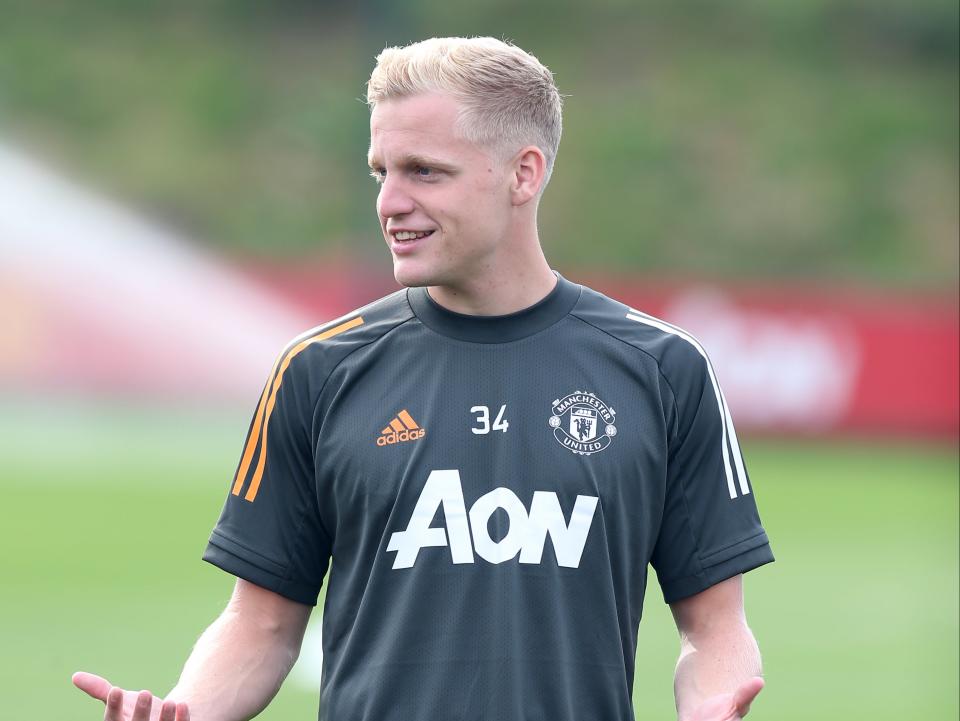 Manchester United new signing Donny van de Beek (Manchester United via Getty Imag)