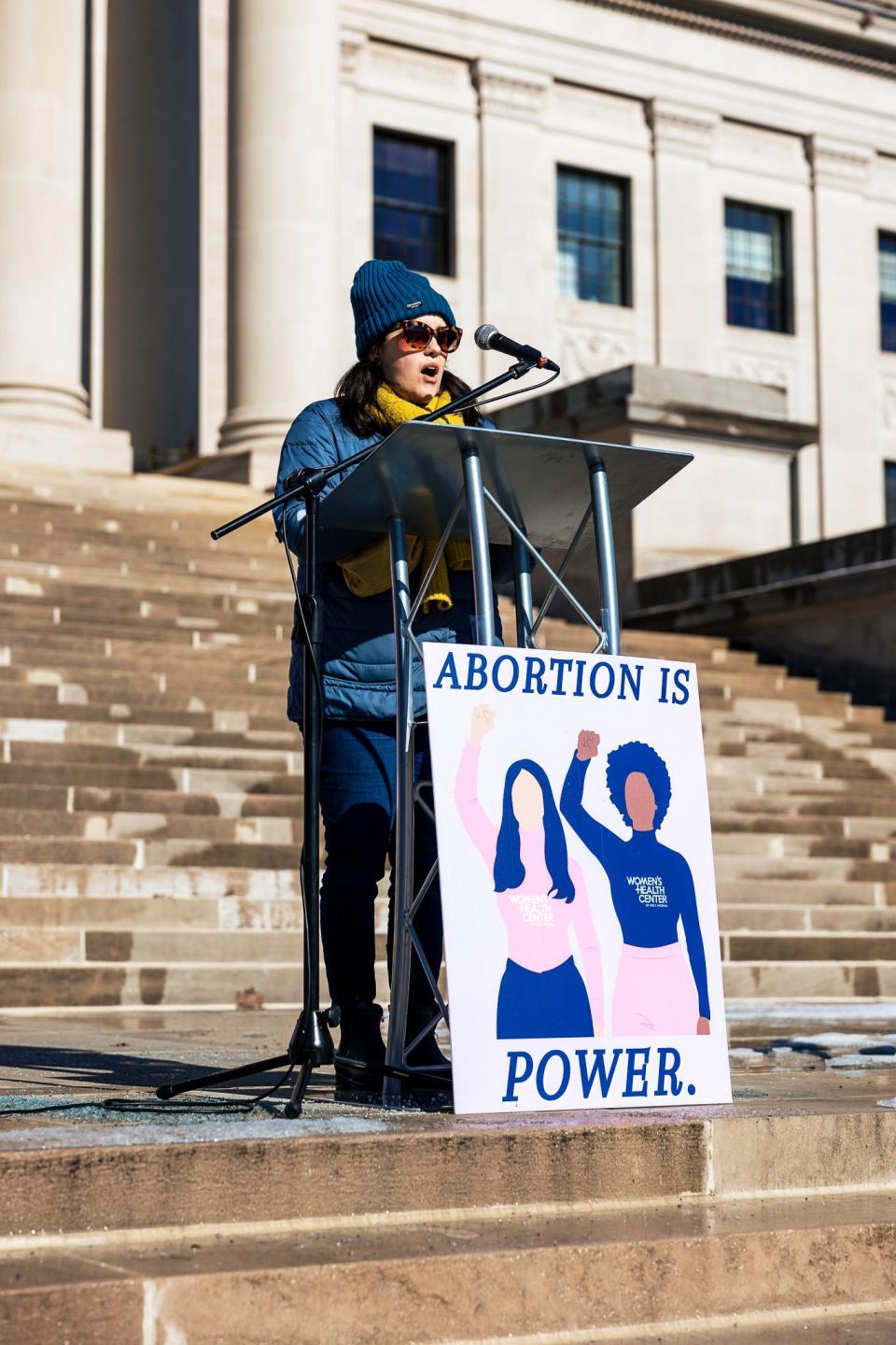 Katie Quiñonez, the executive director of the Women's Health Center of West Virginia, believes abortion will be legal again in West Virginia "in my lifetime."