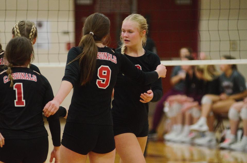 Brooklyn Latuszek (right) had an increased role during the 2023 season and thrived because of it.