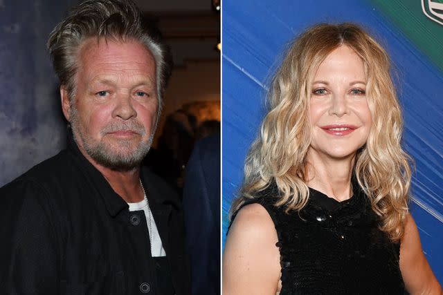 <p>Myrna M. Suarez/Getty Images; Ryan Emberley/amfAR/Getty Images</p> John Mellencamp and Meg Ryan