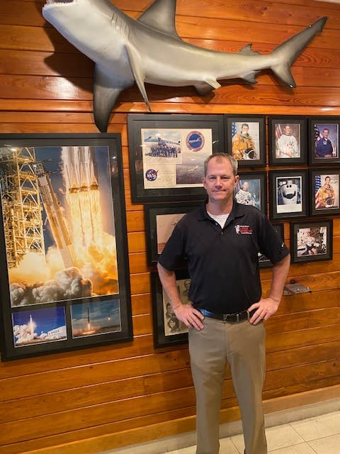 <div class="inline-image__caption"><p>Greg Holladay, general manager of the Dixie Crossroads restaurant in Titusville.</p></div> <div class="inline-image__credit">Greg Holladay</div>