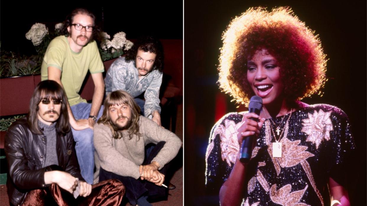  Soft Machine in 1970 and Whitney Houston in 1986. 