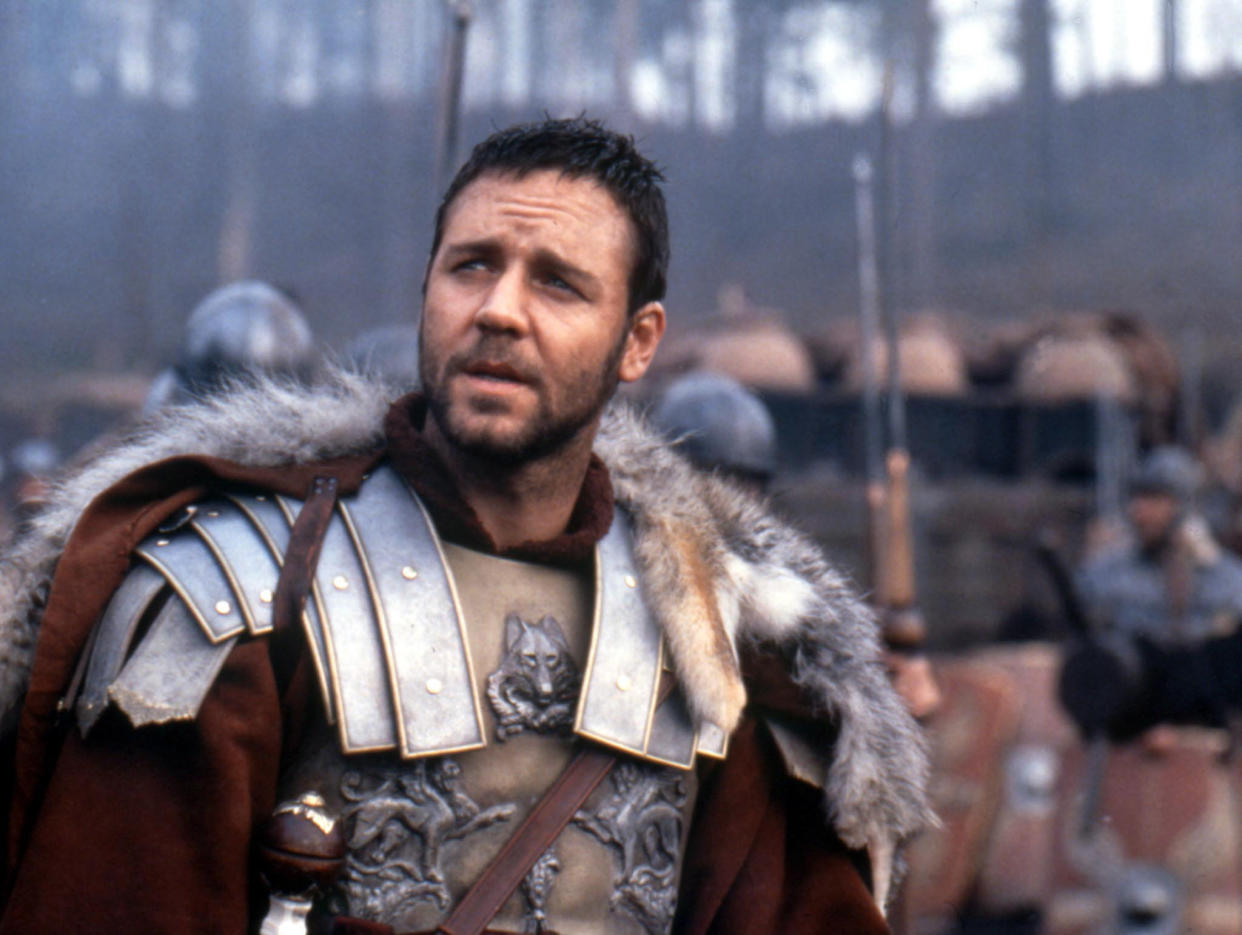 - UNDATED FILE PHOTO - Russell Crowe, nominated for Best Actor in a Leading Role February 13, 2001 by the Academy of Motion Picture Arts and Sciences, is seen in this undated file photo from 