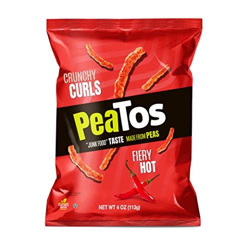 PeaTos Crunchy Hot Curls, Fiery Hot