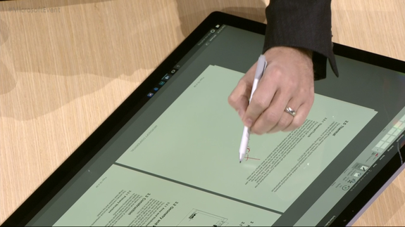 Microsoft Studio supports the Surface Pen.