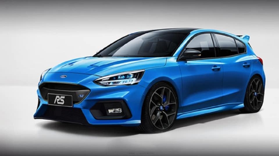 此為第四代 Ford Focus RS 預想圖，將以 400hp 最大馬力，越級打怪衝著 M.Benz AMG A45 而來。