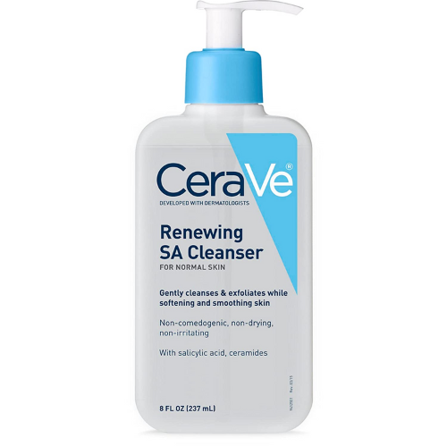CeraVe SA Renewing Cleanser against white background