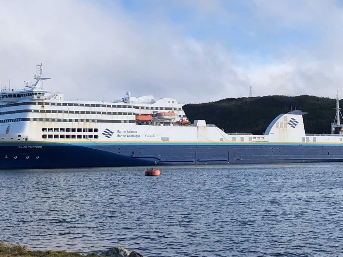 Marine Atlantic implemented offseason ferry service to Argentia last week while road repairs were underway on the southwest coast of Newfoundland after a heavy rainstorm. (Marine Atlantic/Twitter - image credit)