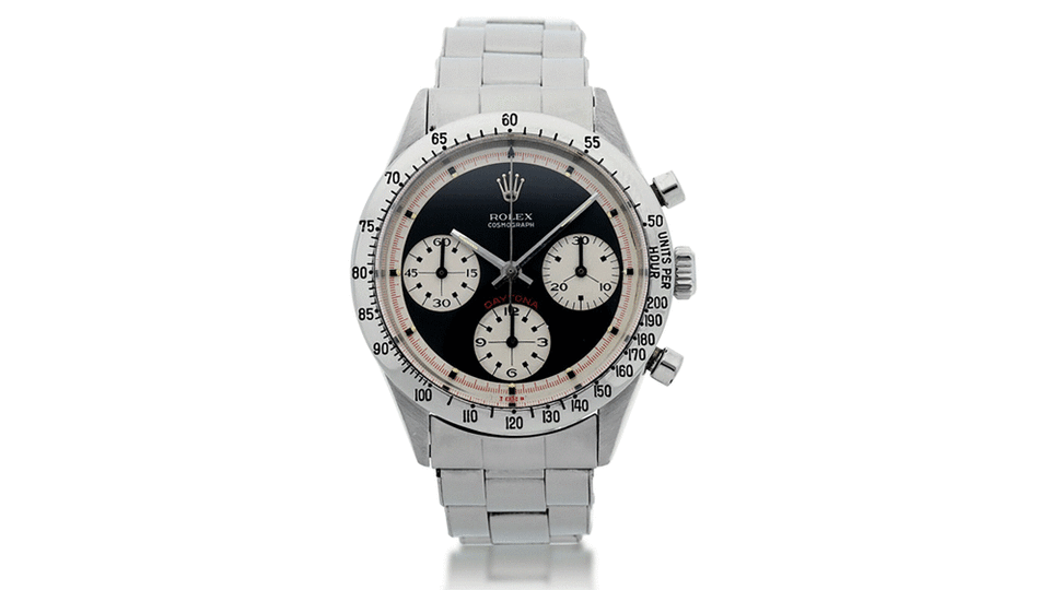 Rolex “Paul Newman” Daytona Ref. 6263 with Exotic Dial - Credit: Sotheby's