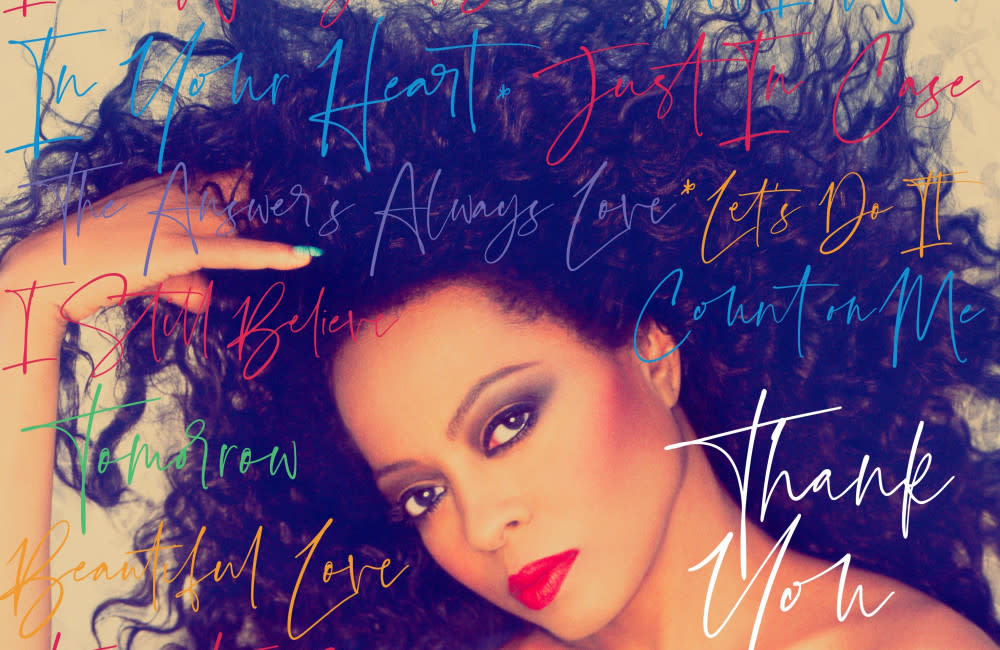 Diana Ross Thank You album cover credit:Bang Showbiz