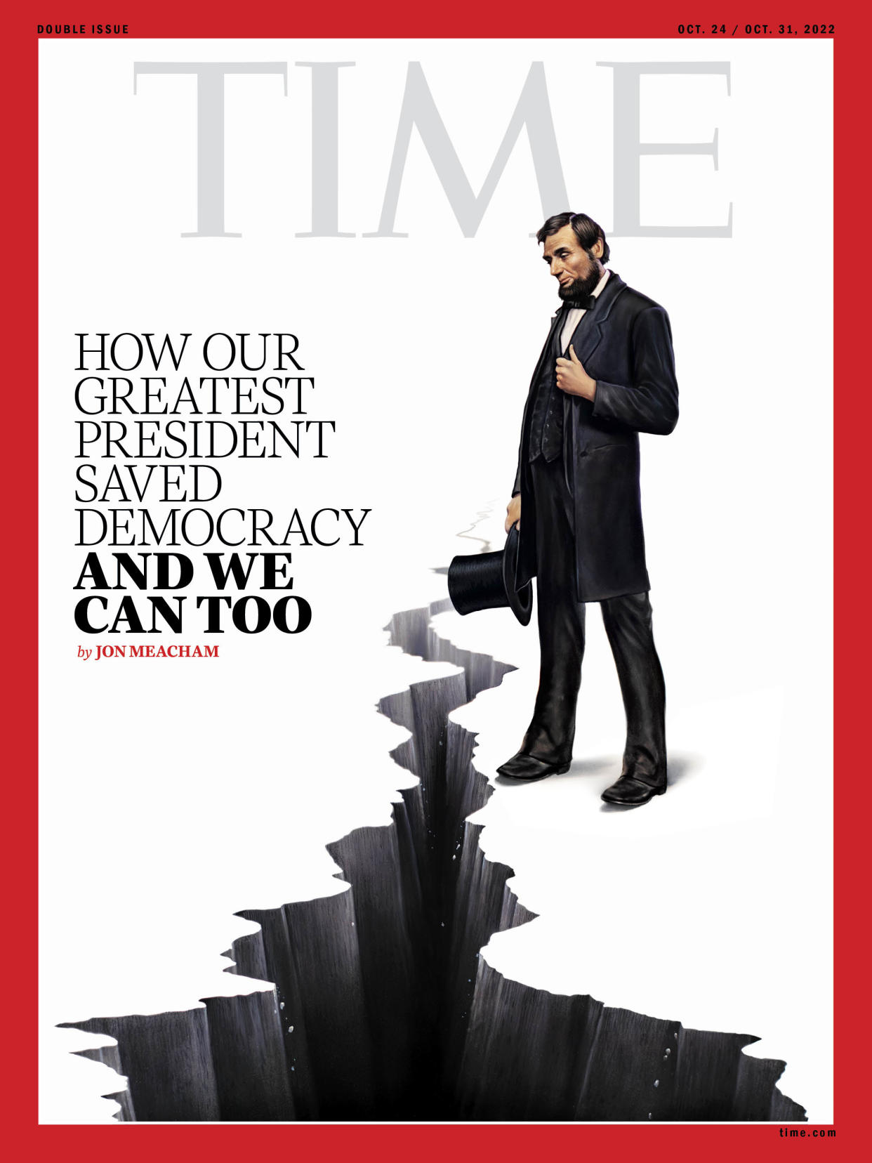 Lincoln Democracy Jon Meacham Time Magazine cover