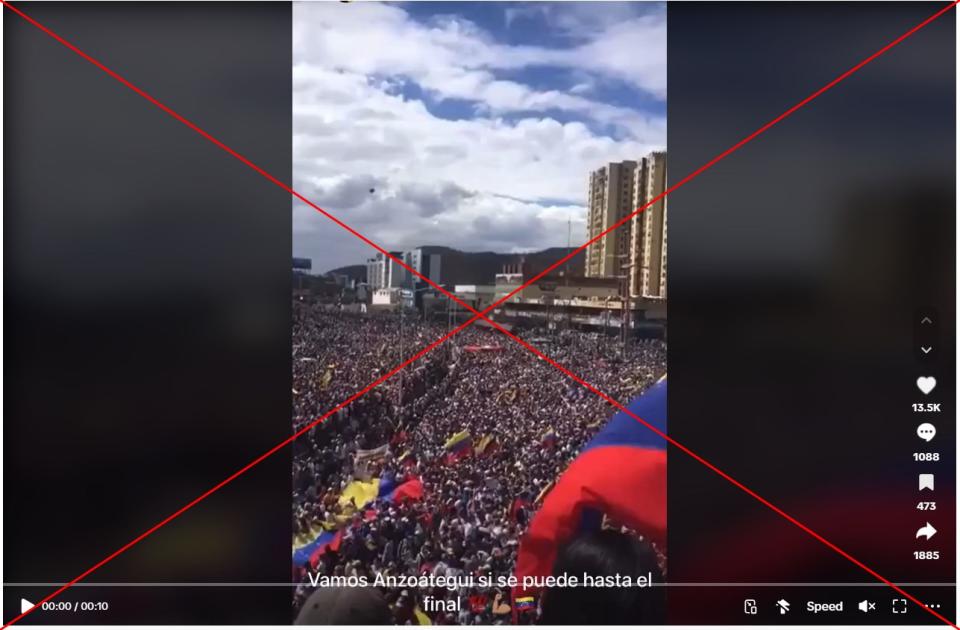 <span>Captura de pantalla de una publicación en TikTok, hecha el 12 de julio de 2024</span>