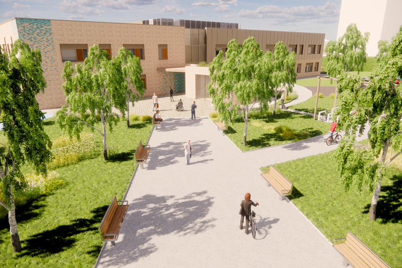 More artist impressions of what the new Willows High School in Splott will look like