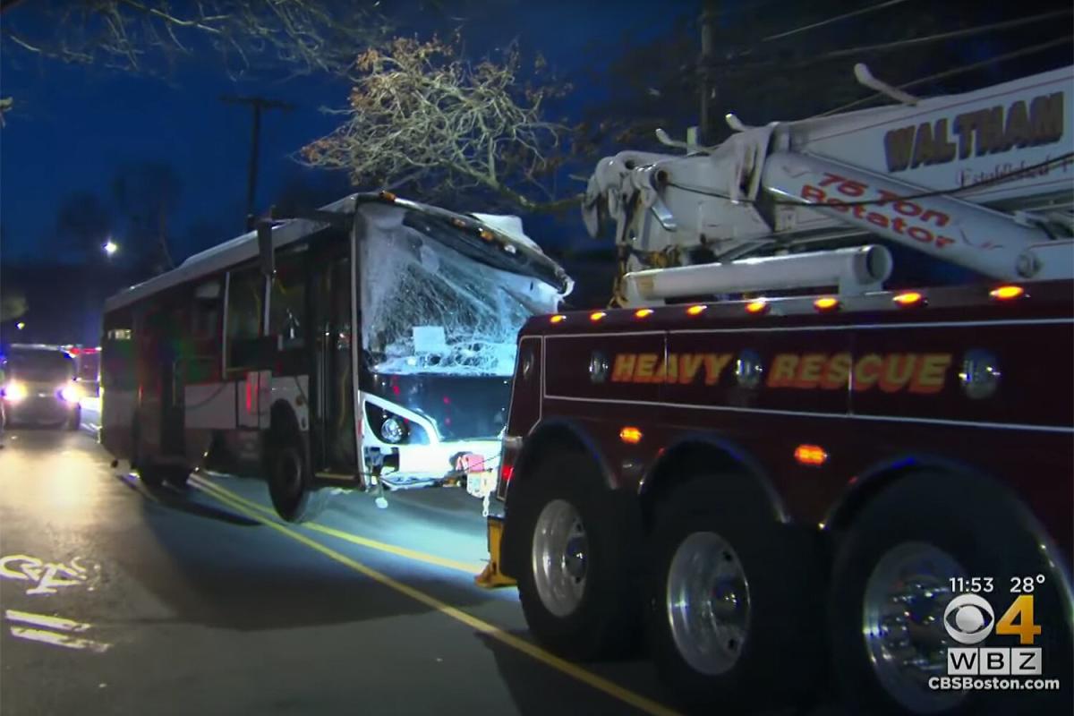 Car accident in Boston