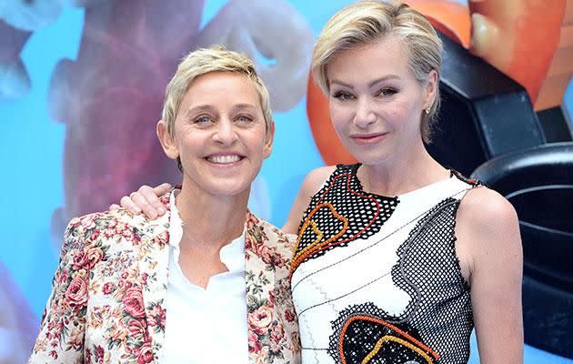 Ellen married Portia de Rossi in 2008. Source: Getty