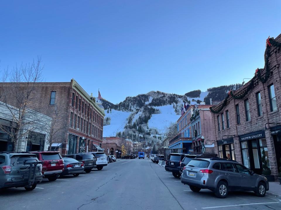 Aspen's downtown area.