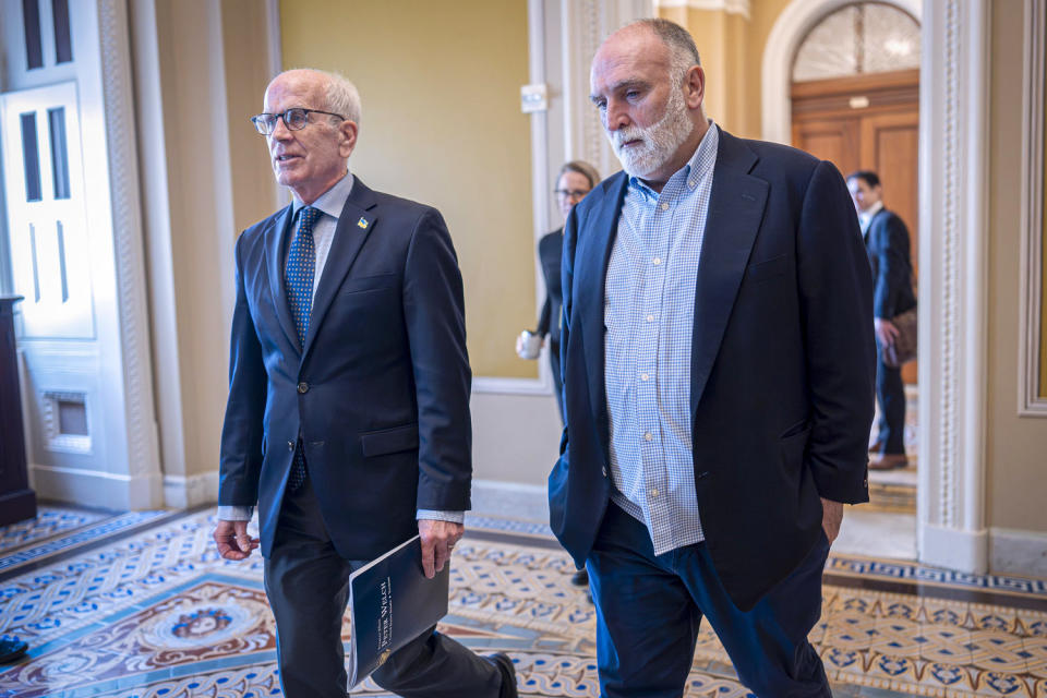 Peter Welch and Jose Andres (J. Scott Applewhite / AP file)
