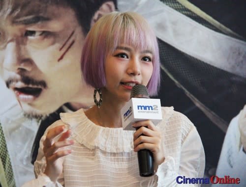 Lin Min Chen makes her debut in Hong Kong's new vampire flick "Vampire Cleanup Department"