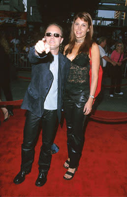 Lars Ulrich of Metallica with his wife Skylar at The Chinese Theater premiere of Paramount's Mission Impossible 2