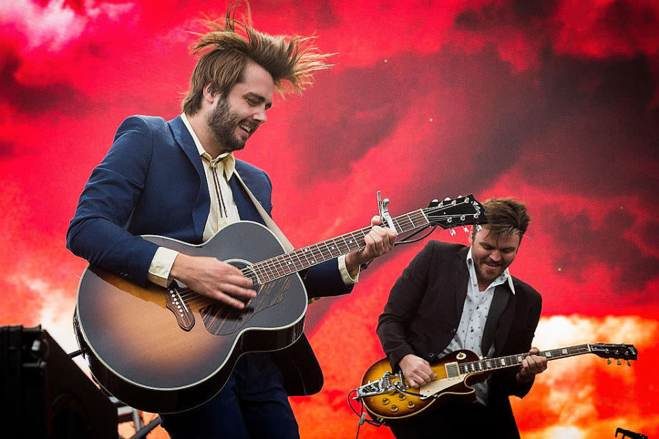 Ben Schneider and Tom Renaud of Lord Huron perform at the Sasquatch Music Festival at the Gorge Amphitheatre on May 27, 2016 in George, Washington. (Photo: Suzi Pratt/WireImage)