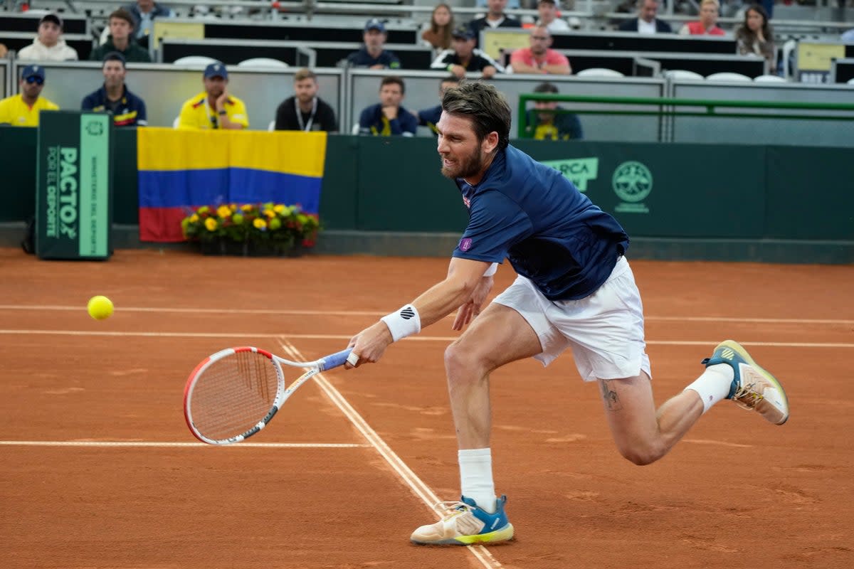 Cameron Norrie sent Great Britain through (Fernando Vergara/AP) (AP)