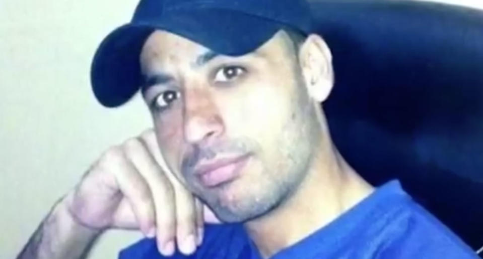 Maiwand Rahimi has been charged with the murder of Melbourne man Ibrahim Hotak, pictured. He allegedly dumped his body by the side of the Eyre Highway near the West Australian border. Source: 7 News