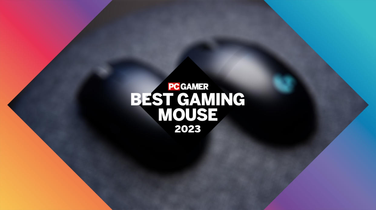  Gear of the year banner with two logitech gaming mice. 