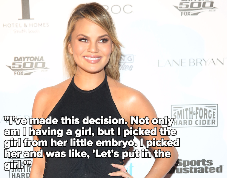 You Can Now Pick The Sex Of Your Embryos — Just Ask Chrissy Teigen 6465