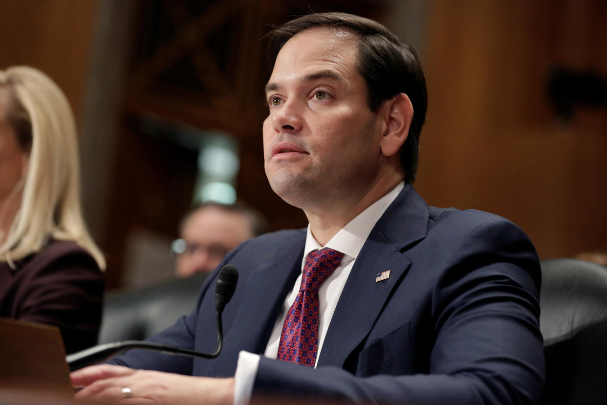 Sen. Marco Rubio can't keep his answers straight. (Photo: Joshua Roberts / Reuters)