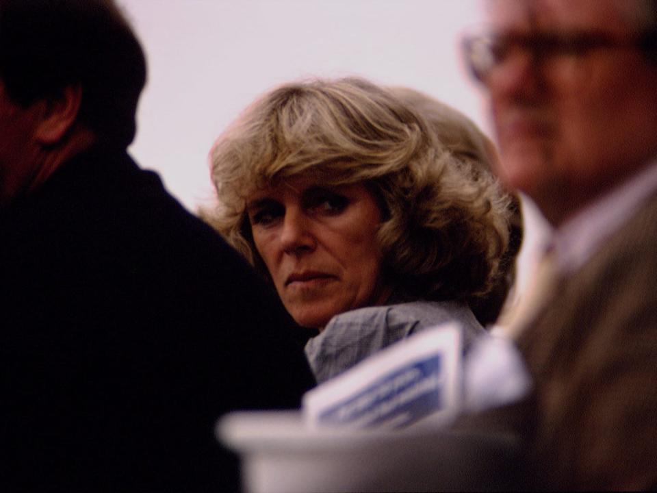 Camilla Parker Bowles attend the Queen's Cup polo match at Windsor, June 7, 1992