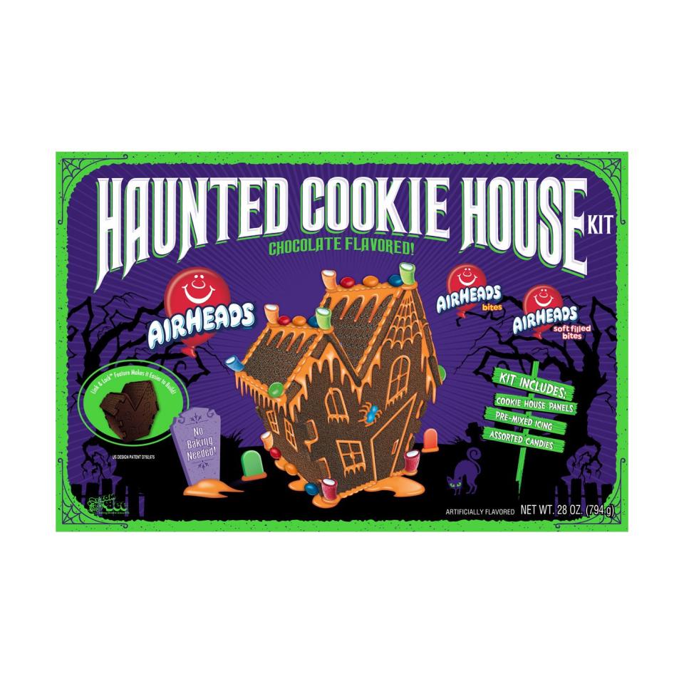 6) Halloween Air Heads Haunted Cookie House Kit