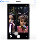 <p>C’è la possibilità, tramite l’apposito pulsante, di scegliere un filtro o una forma o un testo da aggiunge alla foto. (Apple) </p>