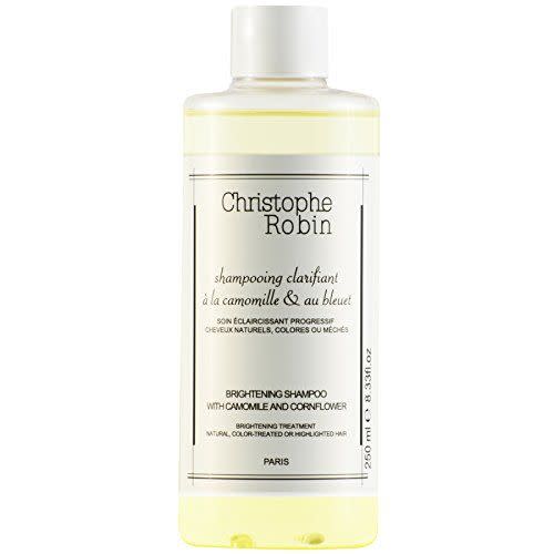 11) Christophe Robin Brightening Shampoo with Camomille and Cornflower