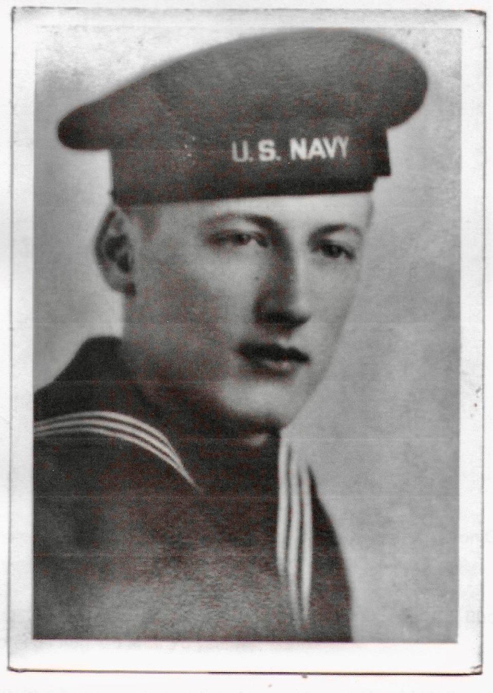Kenneth Bladen shortly after joining the U.S. Navy in 1943.