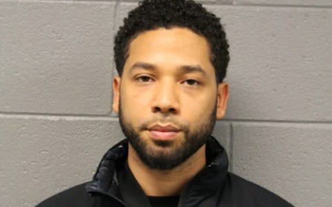 Smollett was suspended from "Empire" after he was charged by police - Credit: Getty