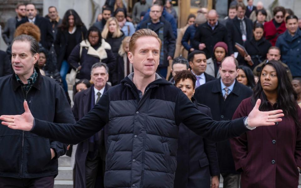 Lewis in the drama Billions, which is making its return to Sky - Showtime