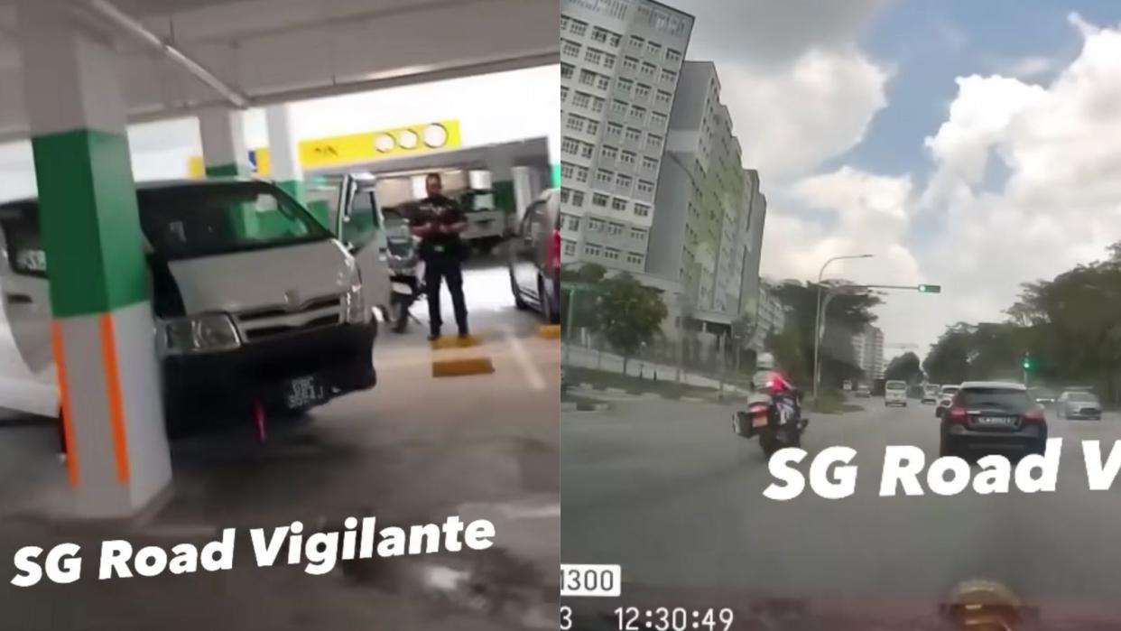 A Singapore Traffic Police officer engaged a van in a high speed chase from TPE to Yishun.