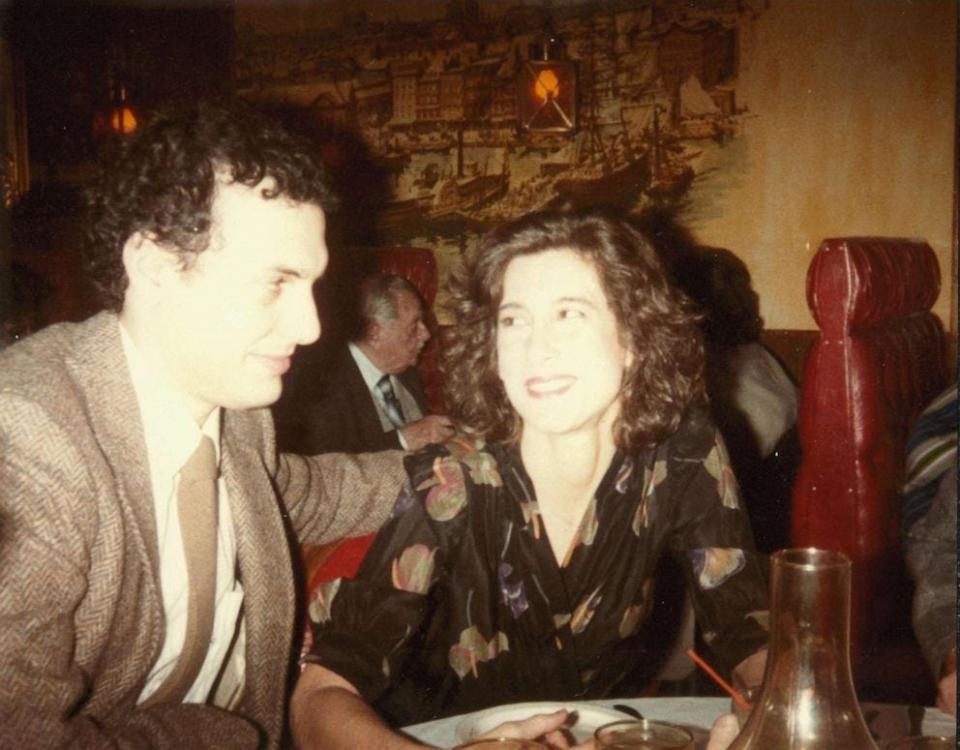 A picture of Robert Bierenbaum and Gail Katz in 1984.